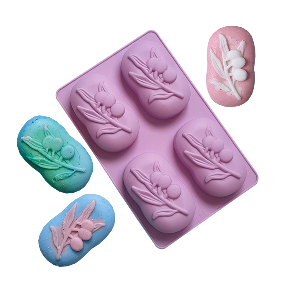 4 Cavities Oval Olive Tree Sil - đánh giá và giá Soap Making Kit For Beginners