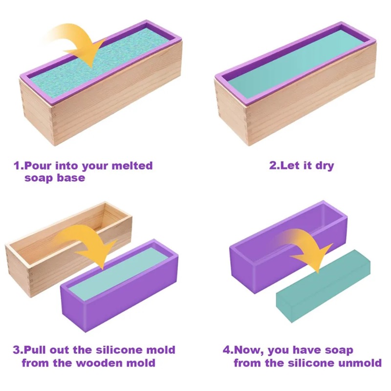 Flexible Silicone Soap Mold Re - đánh giá và giá Soap Making Instructions