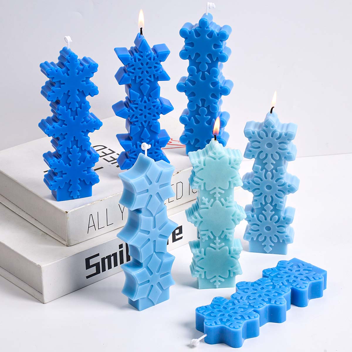 Christmas Snowflake Candle Mol - đánh giá và giá Soap Making Gifts