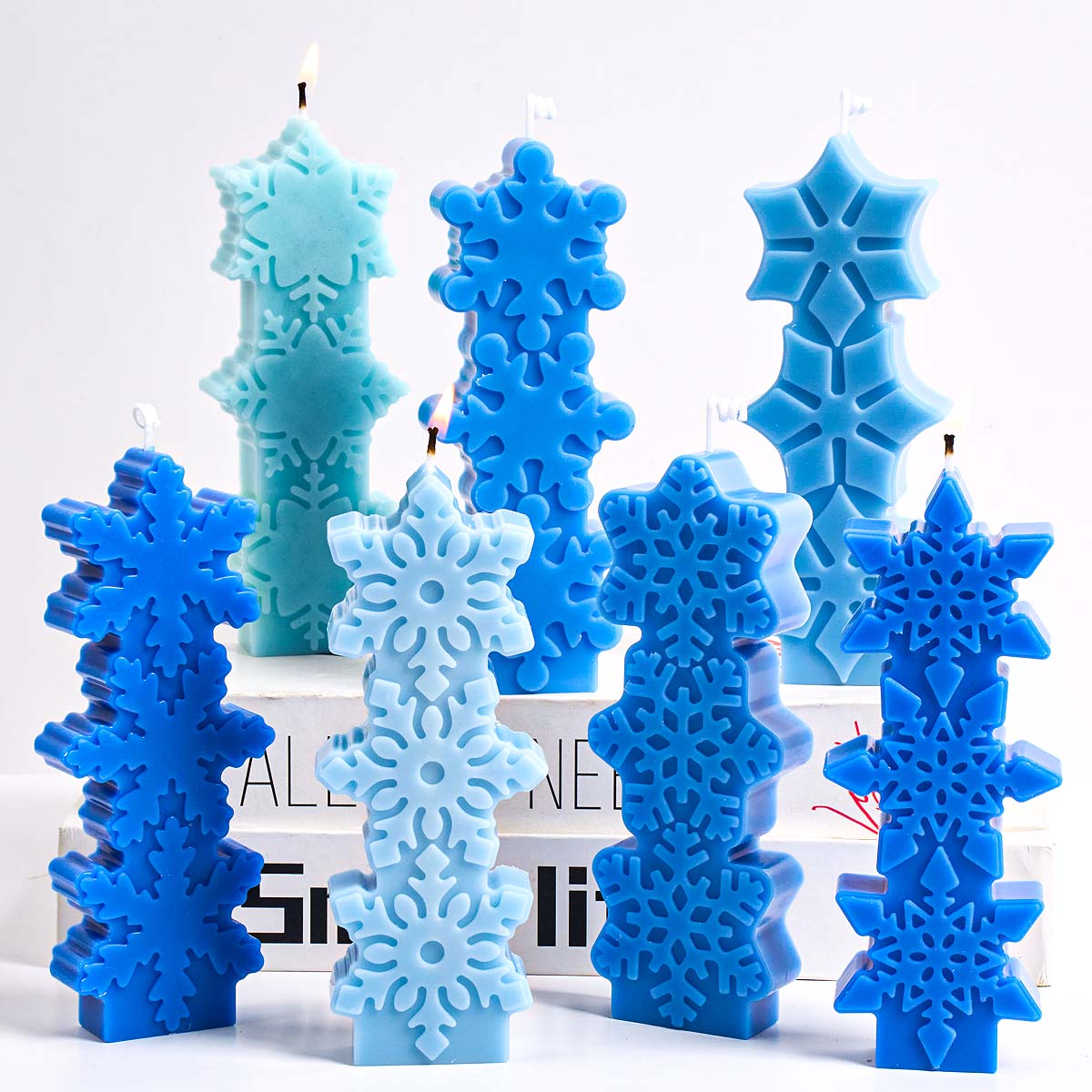 Christmas Snowflake Candle Mol - đánh giá và giá Soap Making Gifts