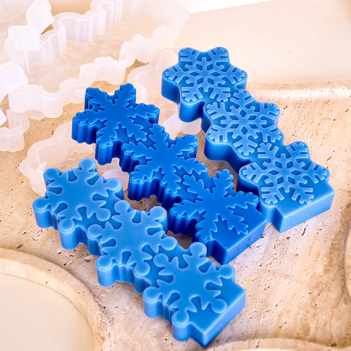 Christmas Snowflake Candle Mol - đánh giá và giá Soap Making Gifts