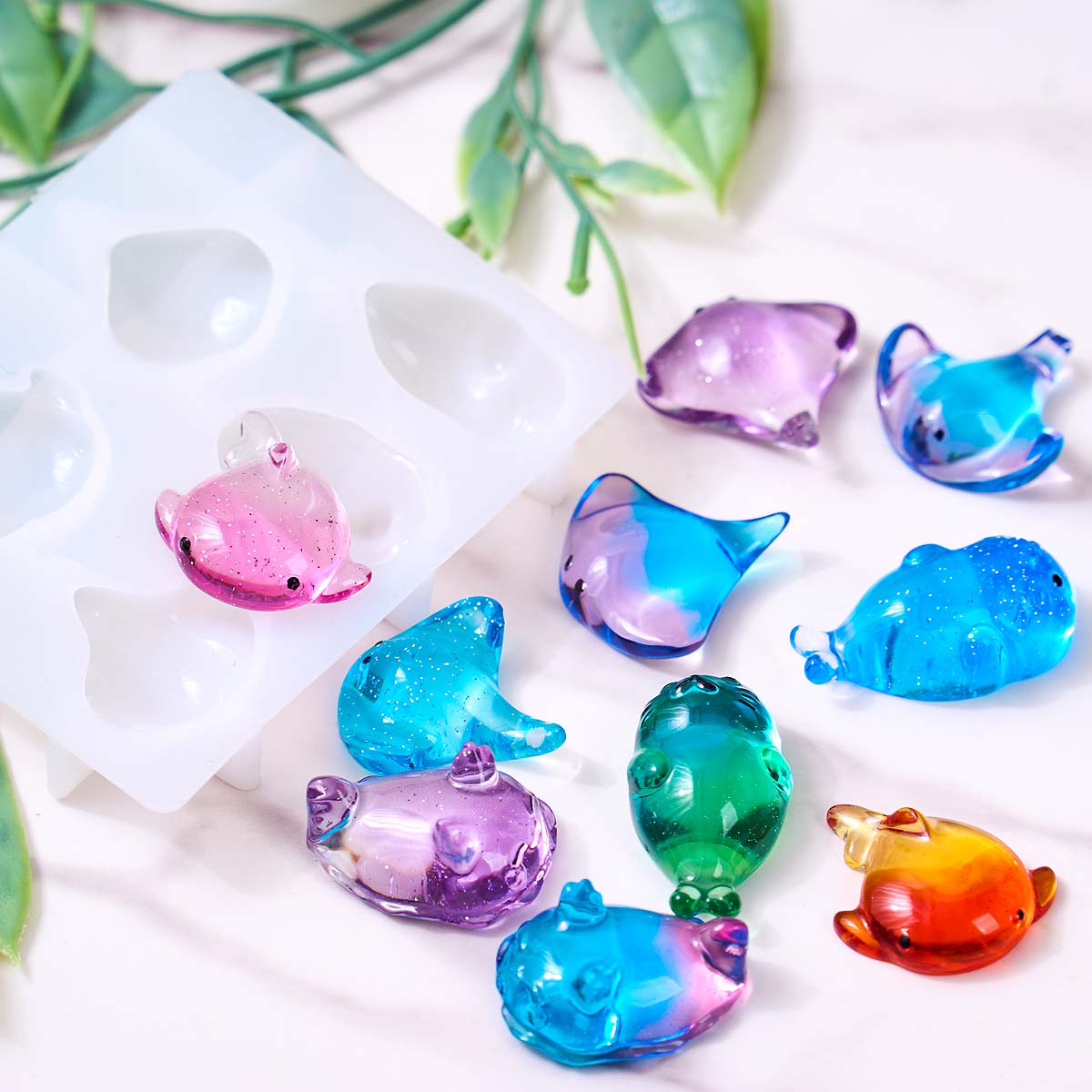 3D Healing Kawaii Manta Ray Wh - đánh giá và giá Soap Making Gifts