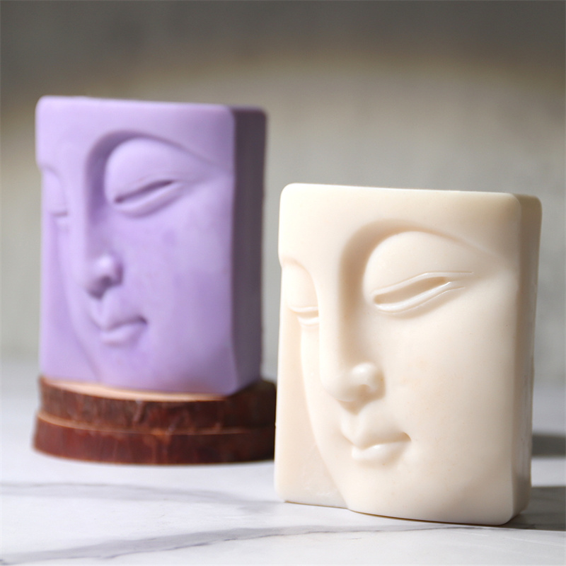 Buddha's Face Silicone Soap Mo - đánh giá và giá Soap Making Diy Kit