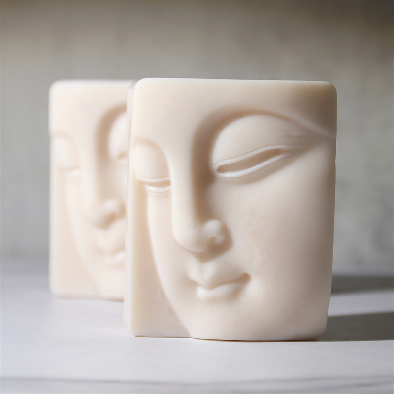 Buddha's Face Silicone Soap Mo - đánh giá và giá Soap Making Diy Kit
