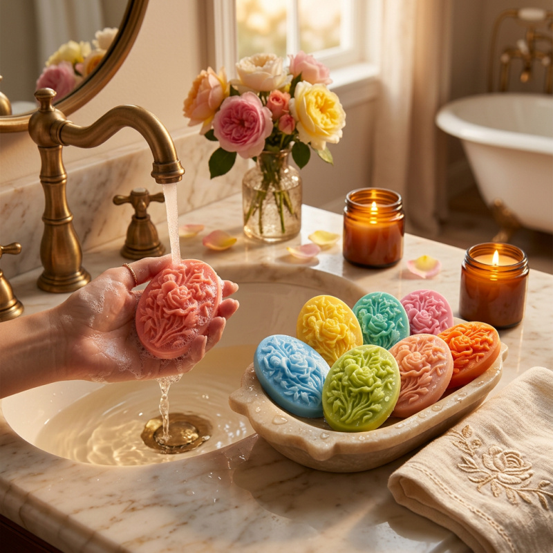 4 Silicone mold with flower sh - đánh giá và giá Soap Making Ins