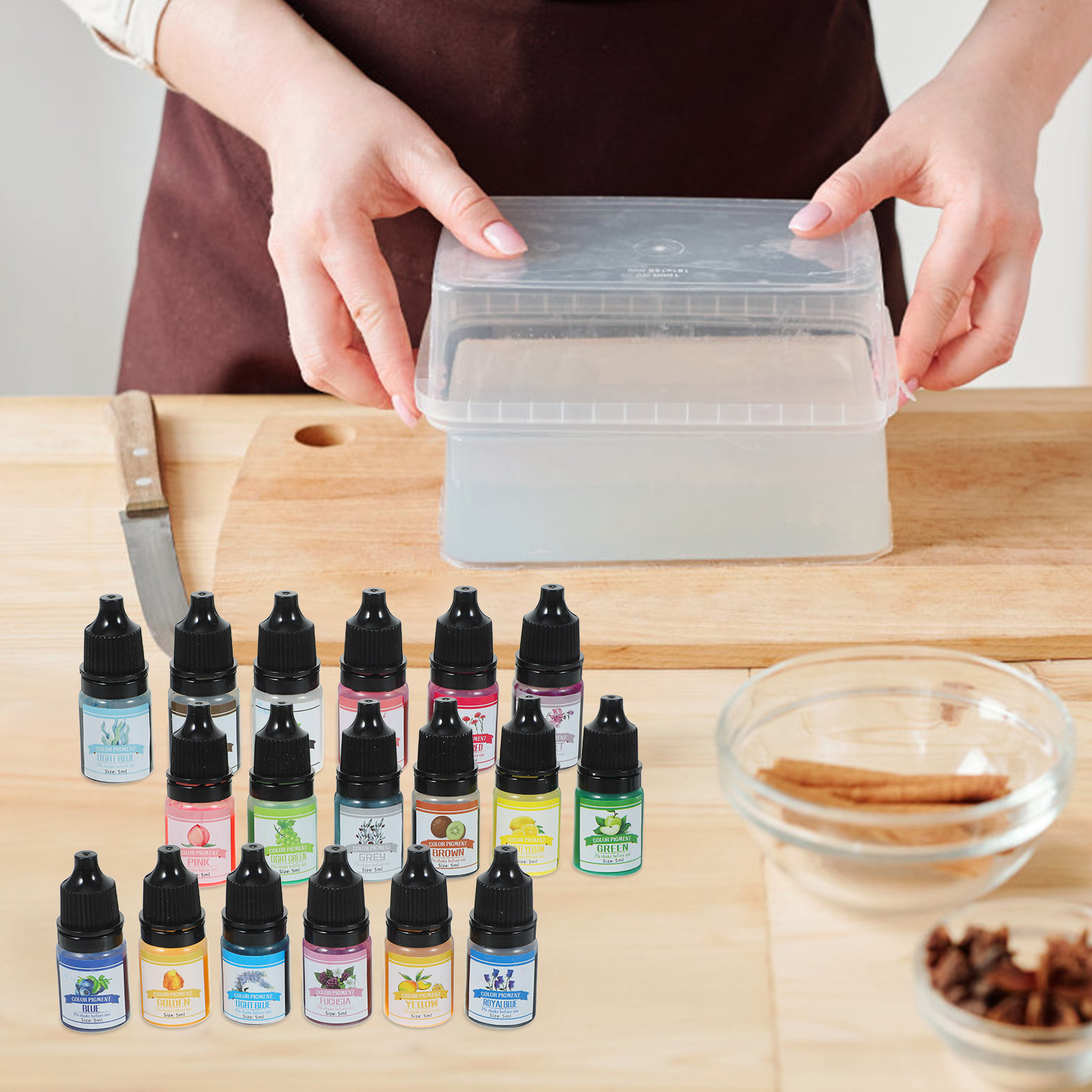 1 Box Epoxy Resin Diffusion Pi - đánh giá và giá Soap Making Ins