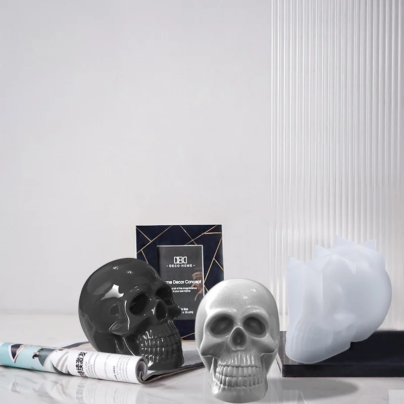 3D Skull Silicone Candle Molds - đánh giá và giá Soap Making Gifts